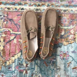 HOUSE OF HARLOW 1960 Suede Moccasins